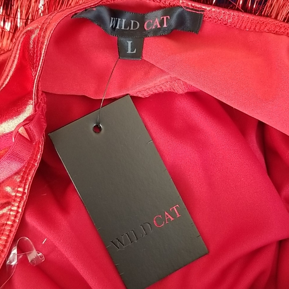 Wild Cat  Tinsel Fringe Top - Picture 4 of 11